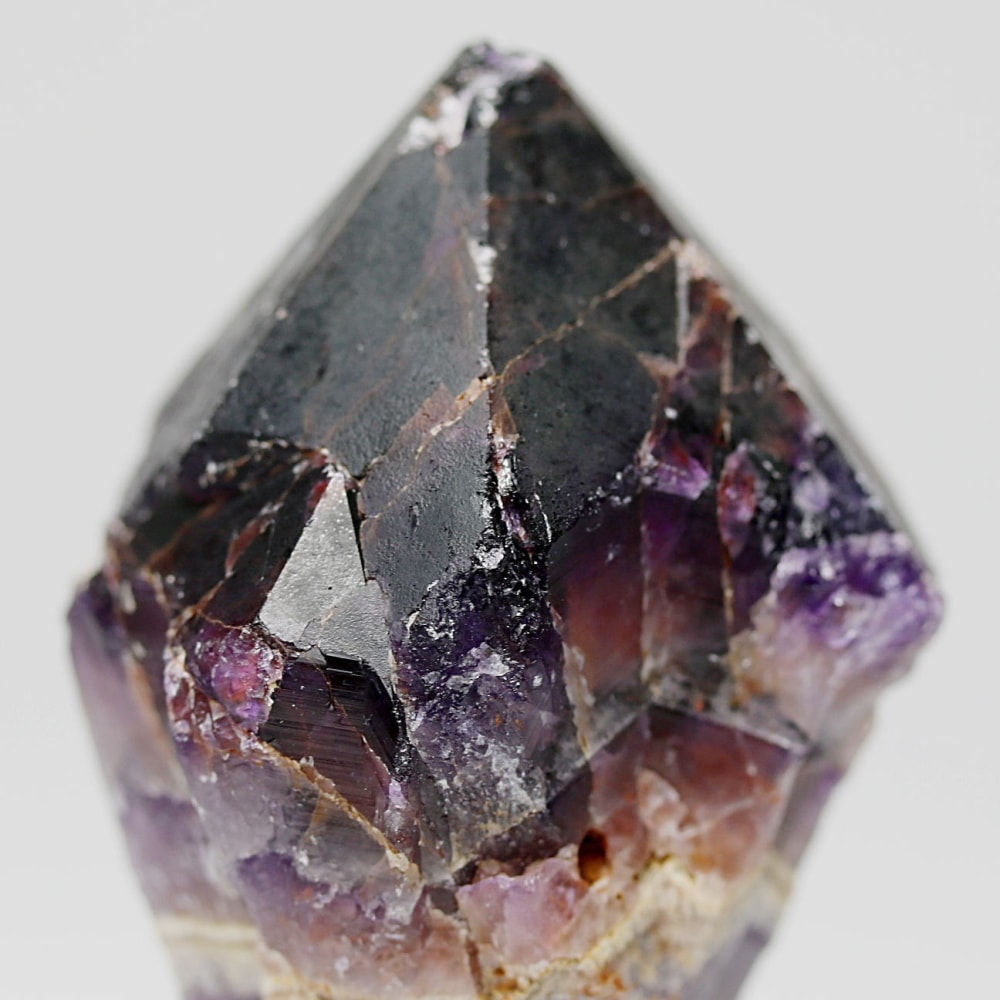 西インド/マハラシュトラ州産シェブロンアメジスト原石ナチュラルポイント(75.5g・ケープアメジスト)-slide-5