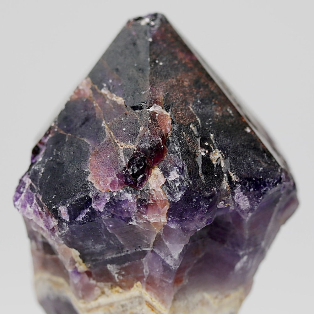 西インド/マハラシュトラ州産シェブロンアメジスト原石ナチュラルポイント(75.5g・ケープアメジスト)-slide-6