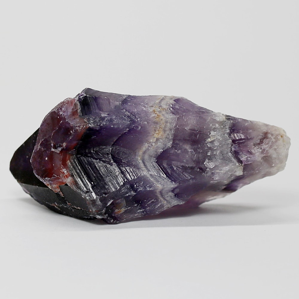 西インド/マハラシュトラ州産シェブロンアメジスト原石ナチュラルポイント(79.9g・ケープアメジスト)-slide-0