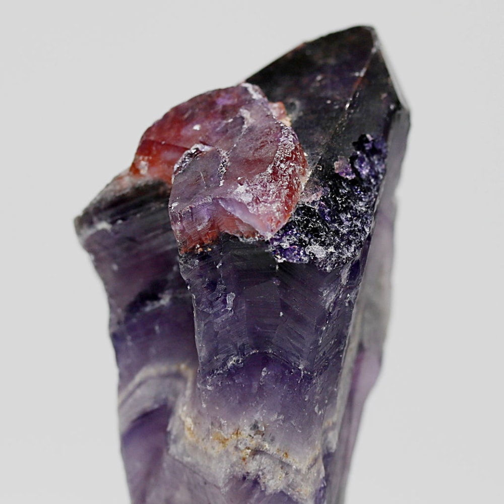 西インド/マハラシュトラ州産シェブロンアメジスト原石ナチュラルポイント(79.9g・ケープアメジスト)-slide-6