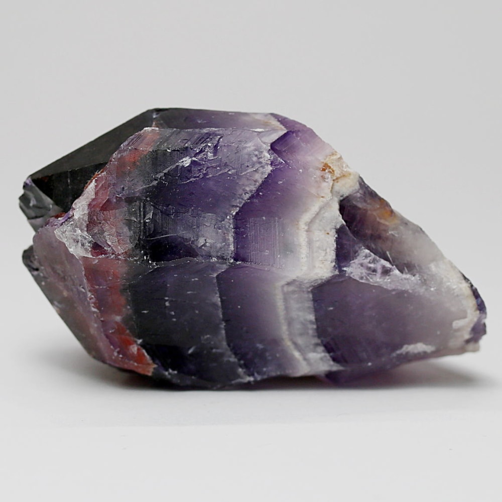 西インド/マハラシュトラ州産シェブロンアメジスト原石ナチュラルポイント(86.9g・ケープアメジスト)-slide-2