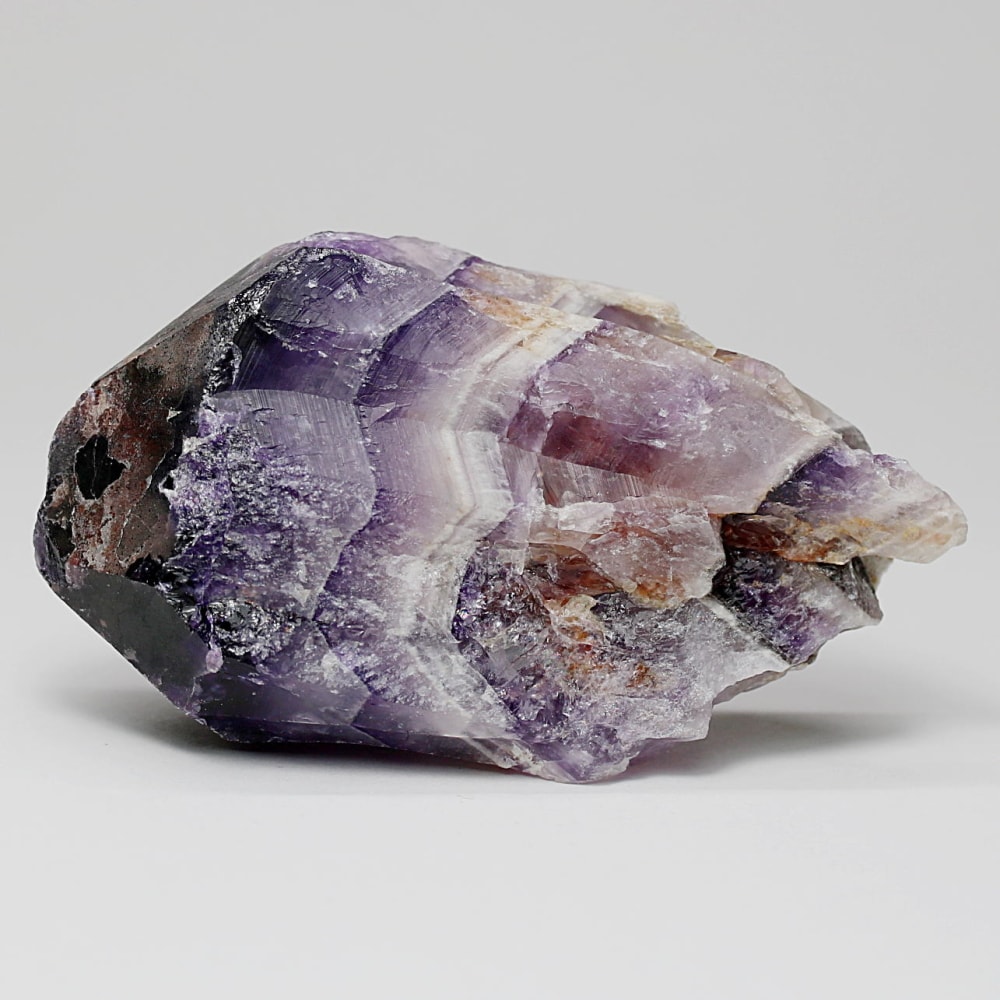 西インド/マハラシュトラ州産シェブロンアメジスト原石ナチュラルポイント(87.1g・ケープアメジスト)-slide-0