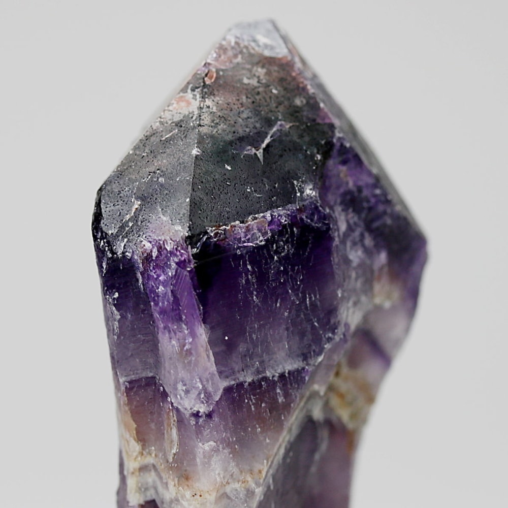 西インド/マハラシュトラ州産シェブロンアメジスト原石ナチュラルポイント(87.1g・ケープアメジスト)-slide-5