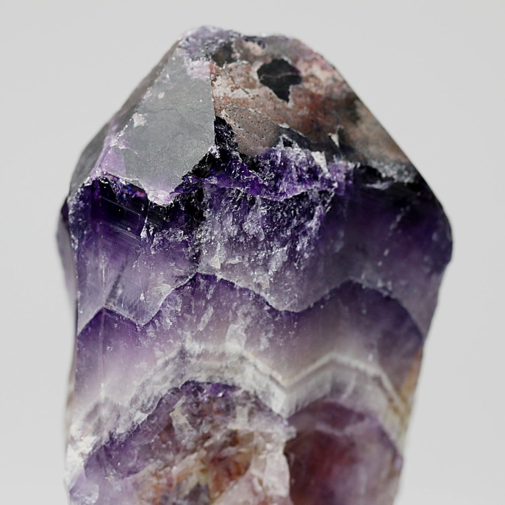 西インド/マハラシュトラ州産シェブロンアメジスト原石ナチュラルポイント(87.1g・ケープアメジスト)-slide-7