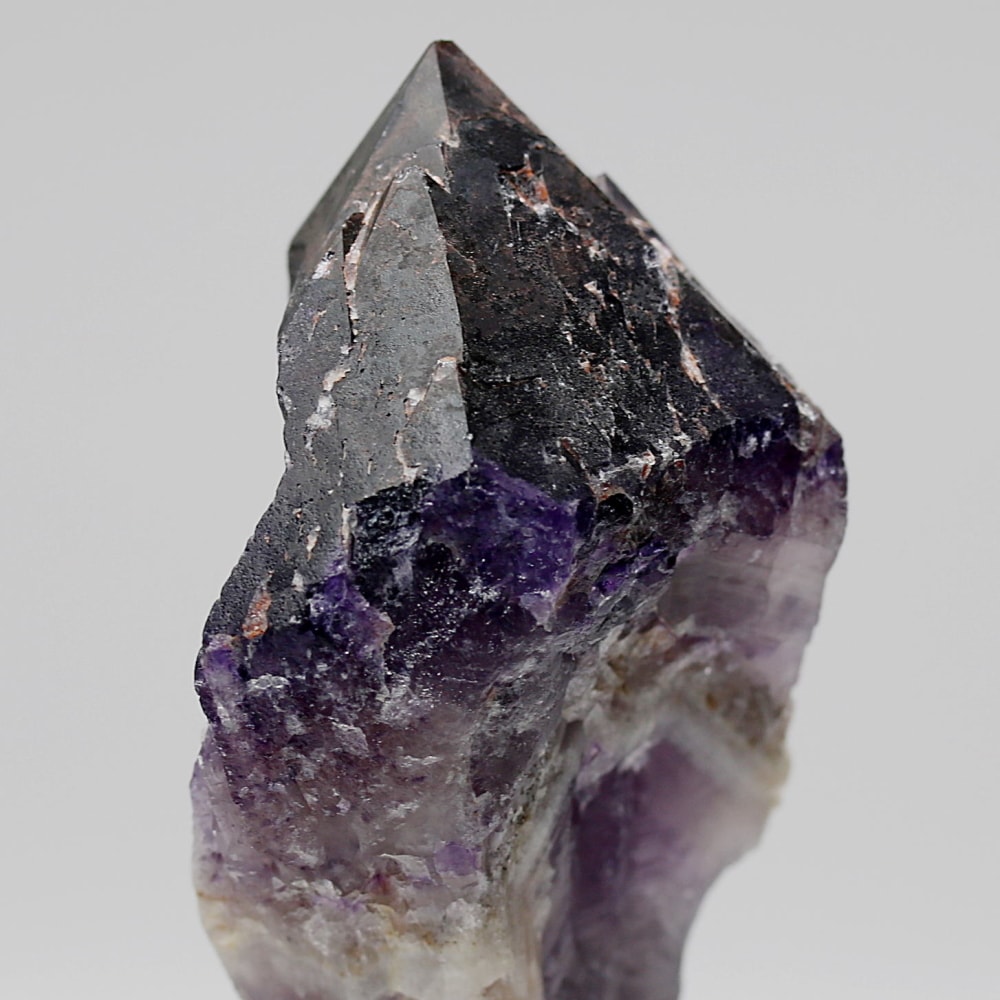 西インド/マハラシュトラ州産シェブロンアメジスト原石ナチュラルポイント(109g・ケープアメジスト)-slide-6