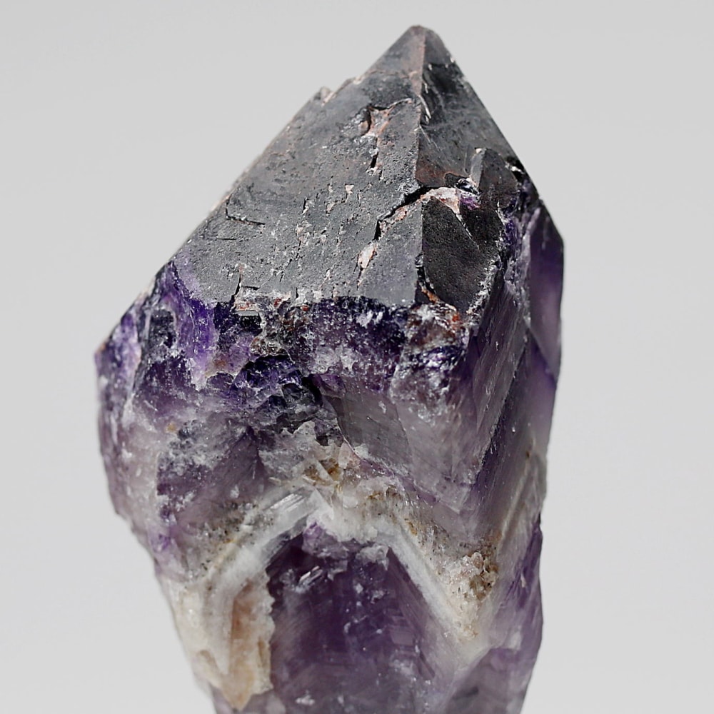 西インド/マハラシュトラ州産シェブロンアメジスト原石ナチュラルポイント(109g・ケープアメジスト)-slide-7