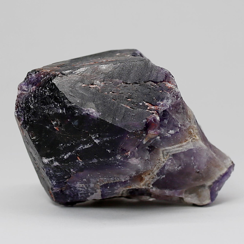 西インド/マハラシュトラ州産シェブロンアメジスト原石ナチュラルポイント(152g・ケープアメジスト)-slide-2