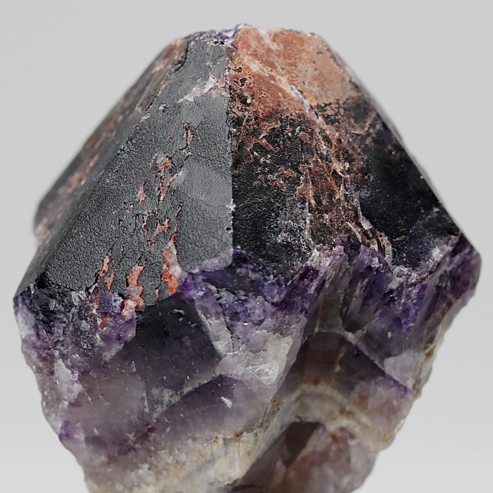 西インド/マハラシュトラ州産シェブロンアメジスト原石ナチュラルポイント(152g・ケープアメジスト)-slide-6