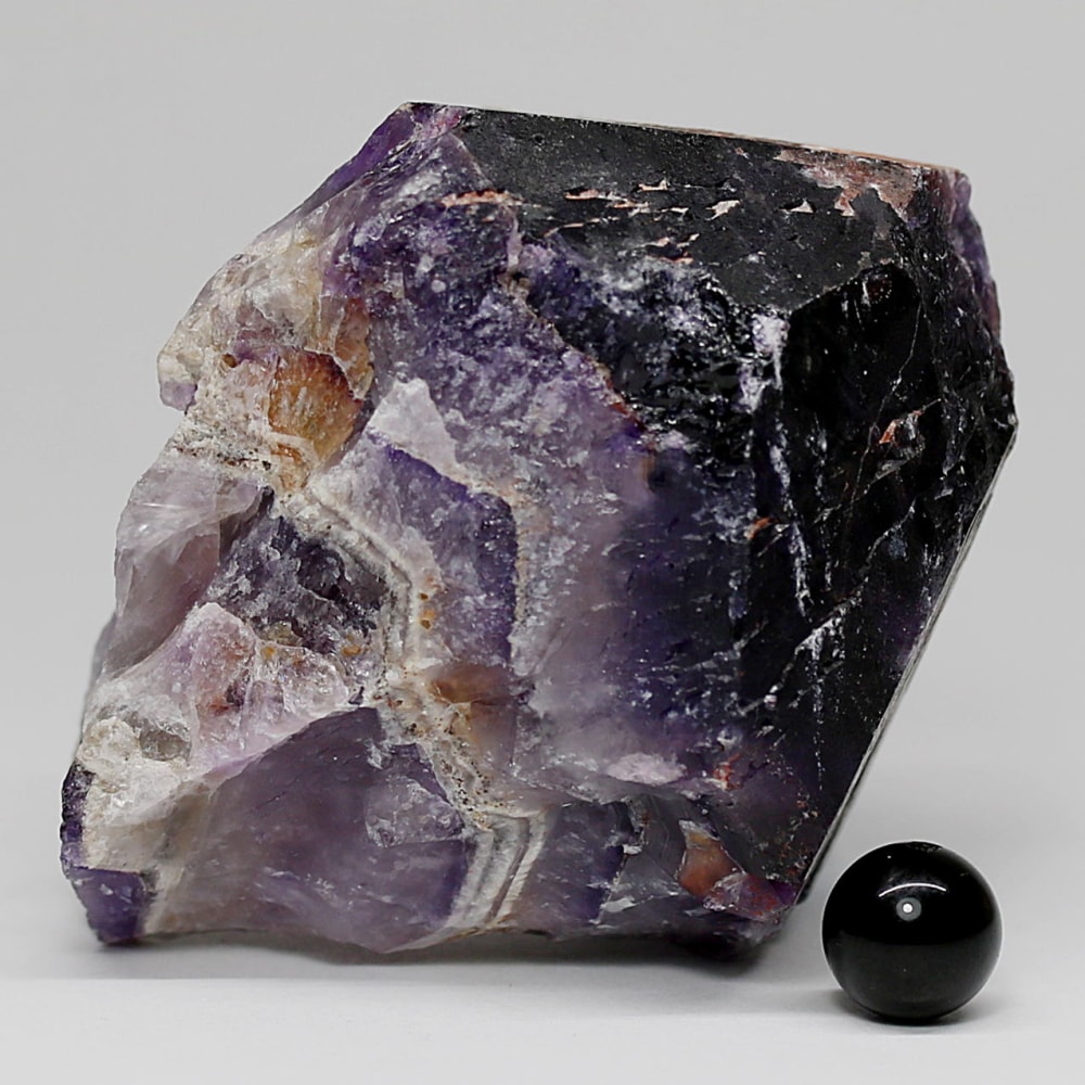 西インド/マハラシュトラ州産シェブロンアメジスト原石ナチュラルポイント(152g・ケープアメジスト)-slide-8