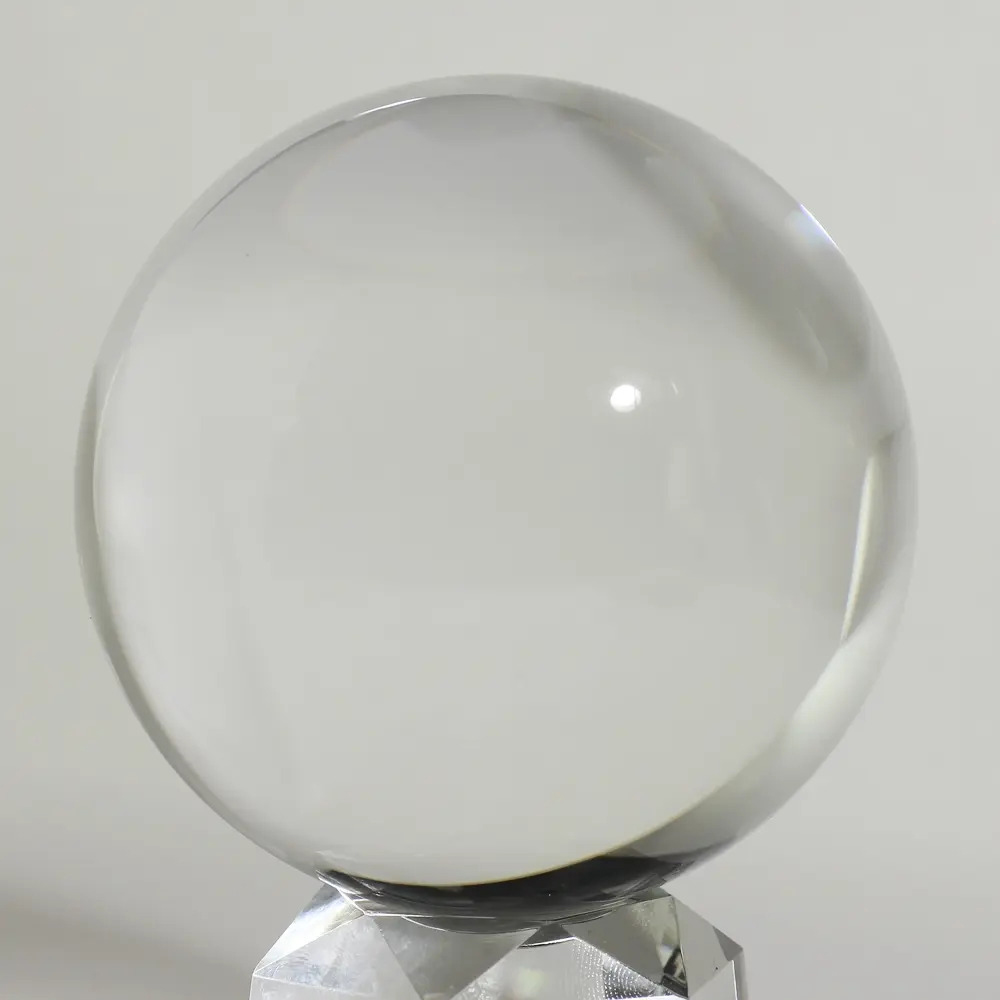 供え ⭐️90mm超美麗 水晶玉 ⭐️おすすめ 癒しの効果 水晶丸玉 