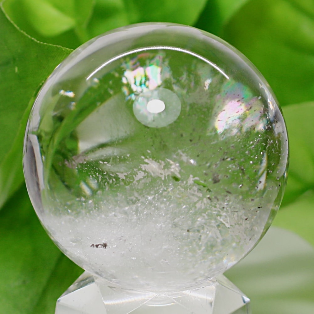 ガネッシュヒマール産ヒマラヤ水晶丸玉/スフィア（直径48.6〜48.9mm）