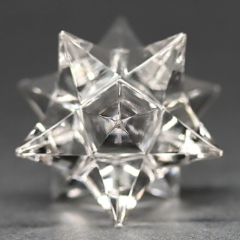 [ガネッシュヒマール産]ヒマラヤ水晶アステロイド（小惑星/スーパーマカバ・最長約34.3mm）(GNEH-AS0166)