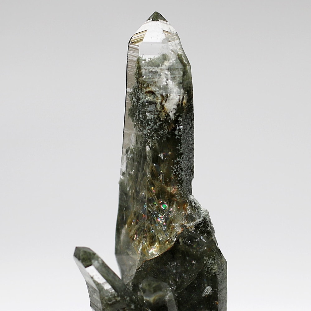 ガネッシュヒマール産ヒマラヤ水晶クラスター/角閃石内包(ミニサイズ原石23.5g)-slide-7