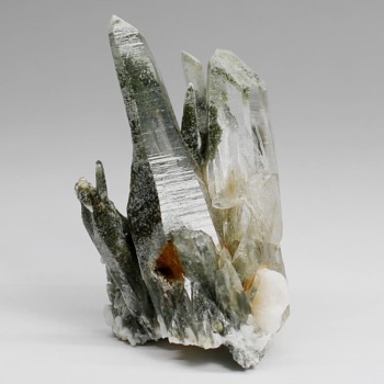 ガネッシュヒマール産ヒマラヤ水晶クラスター/角閃石内包（ミニサイズ原石29.8g）(GNEZ-CL0298)