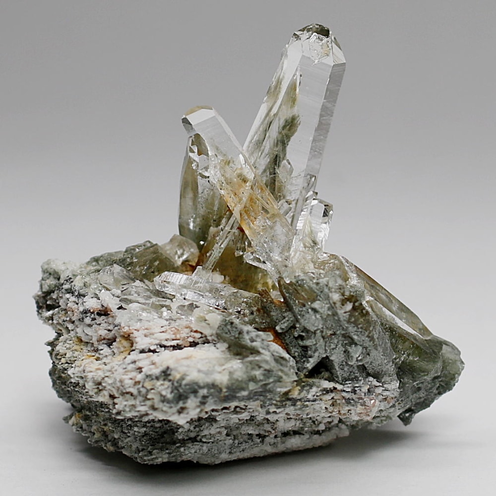 ガネッシュヒマール産ヒマラヤ水晶クラスター/角閃石内包(ミニサイズ原石43.1g)-slide-3