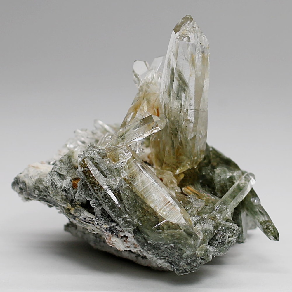 ガネッシュヒマール産ヒマラヤ水晶クラスター/角閃石内包(ミニサイズ原石43.1g)-slide-4