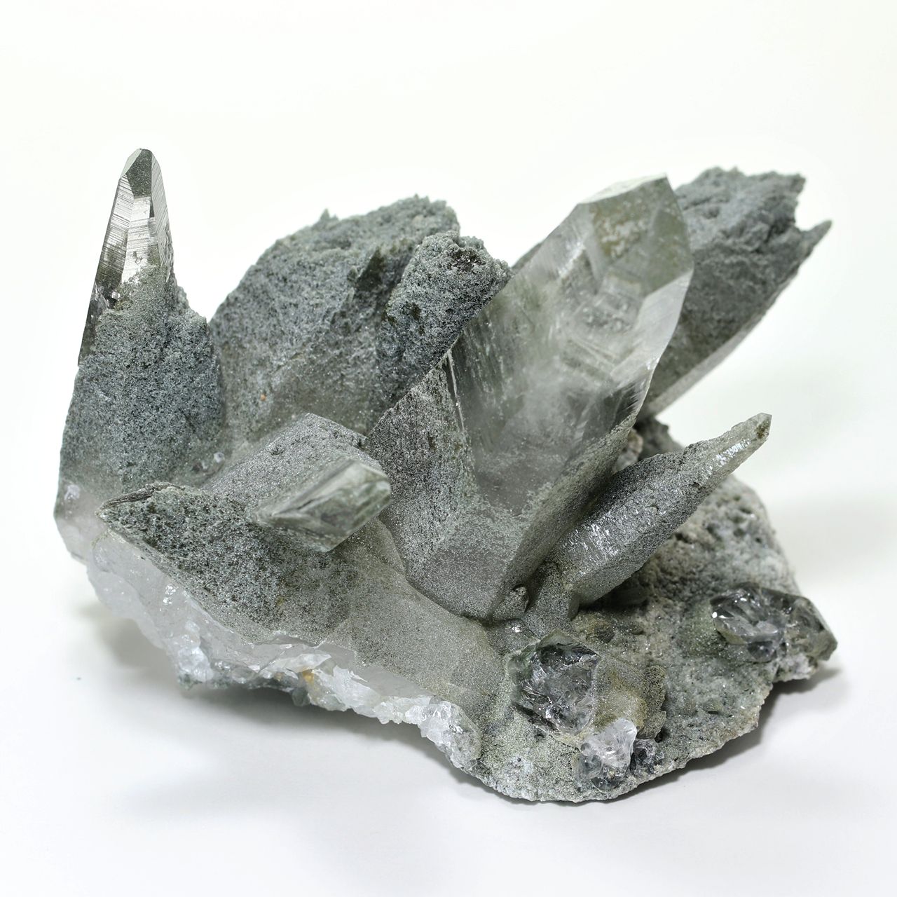 ガネッシュヒマール産ヒマラヤ水晶クラスター(原石404g)-slide-2