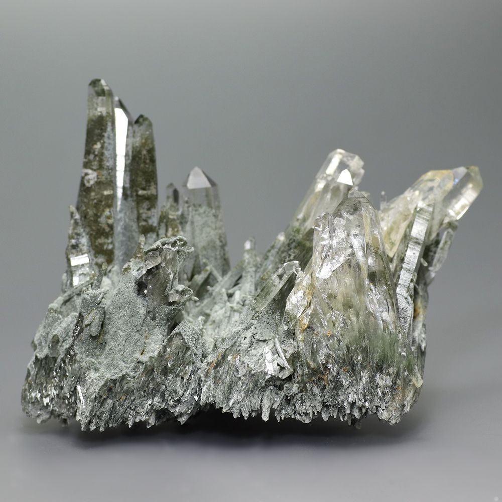 [ガネッシュヒマール/ラパ産]ヒマラヤ水晶クラスター/原石（全長88.2mm）