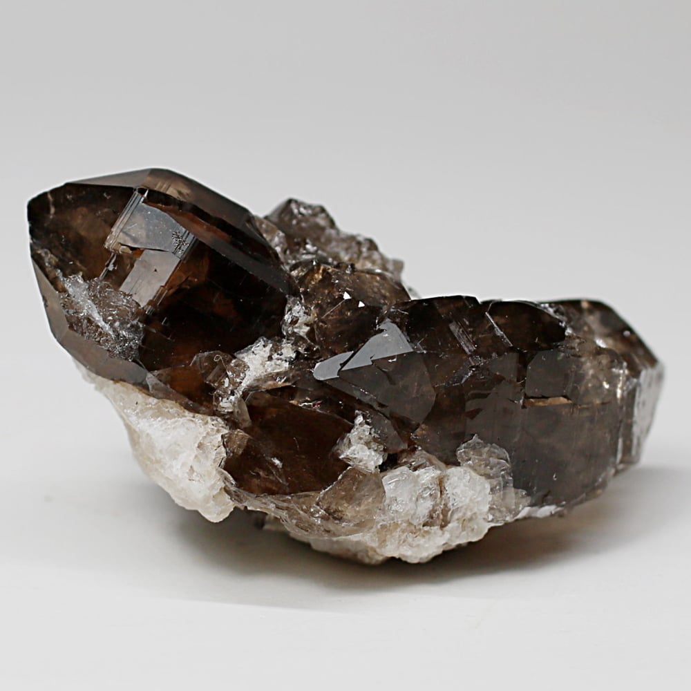 ネパール/ガウリシャンカール産ヒマラヤ水晶クラスター/スモーキークォーツ原石（55.1g）