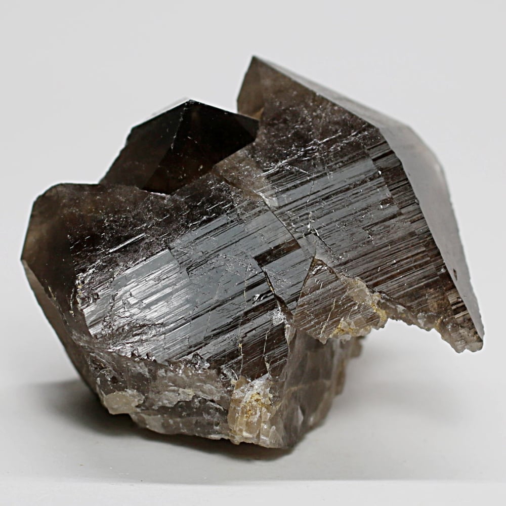ネパール/ガウリシャンカール産ヒマラヤ水晶クラスター/スモーキークォーツ原石（134g）