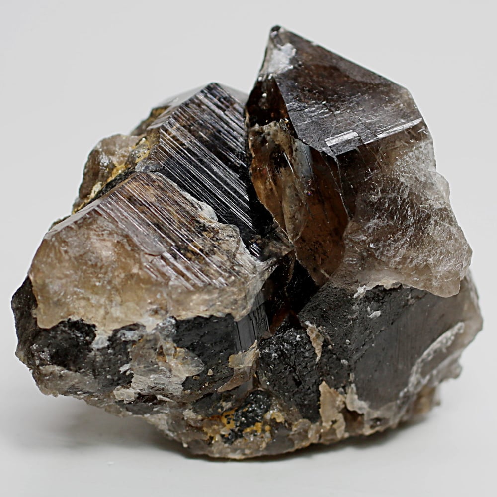 ネパール/ガウリシャンカール産ヒマラヤ水晶クラスター/スモーキークォーツ原石（307g）