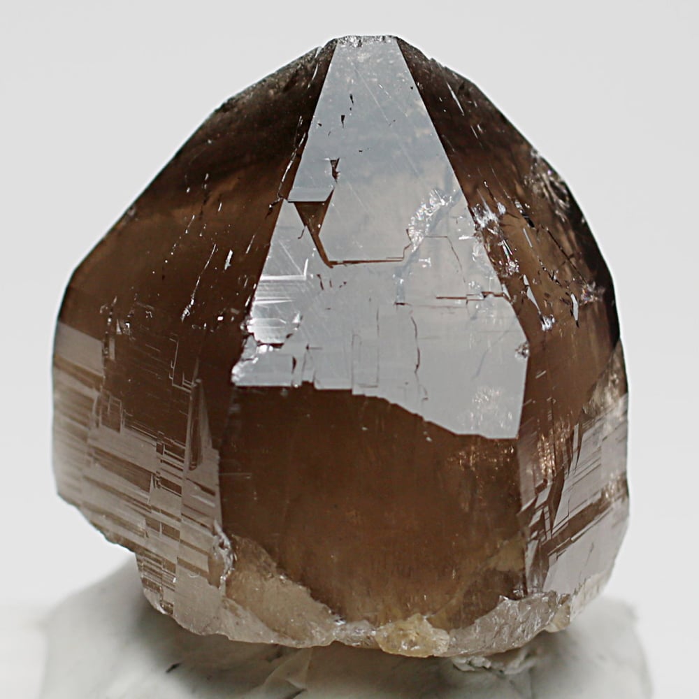 ネパール/ガウリシャンカール産ヒマラヤ水晶ナチュラルポイント/スモーキークォーツ原石（68.6g）