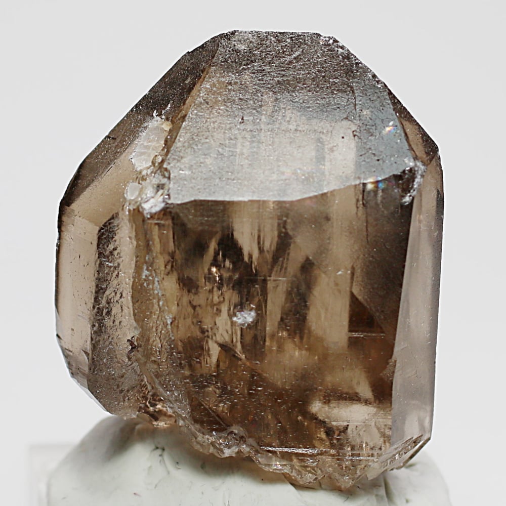 ネパール/ガウリシャンカール産ヒマラヤ水晶ナチュラルポイント/スモーキークォーツ原石（101g）
