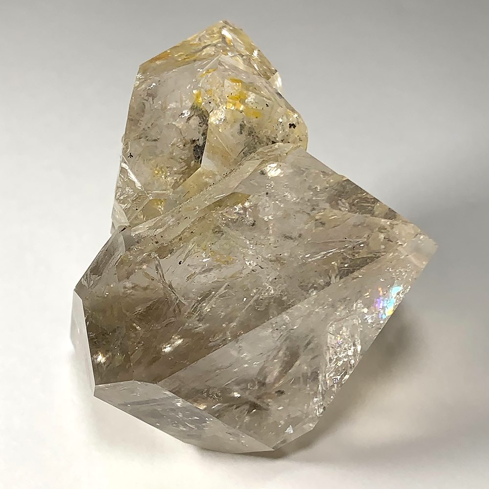[ニューヨーク/ハーキマー地区産]ハーキマーダイヤモンド結晶原石ナチュラルポイント(HERKIMERDIAMOND-0119IS) | 天然石