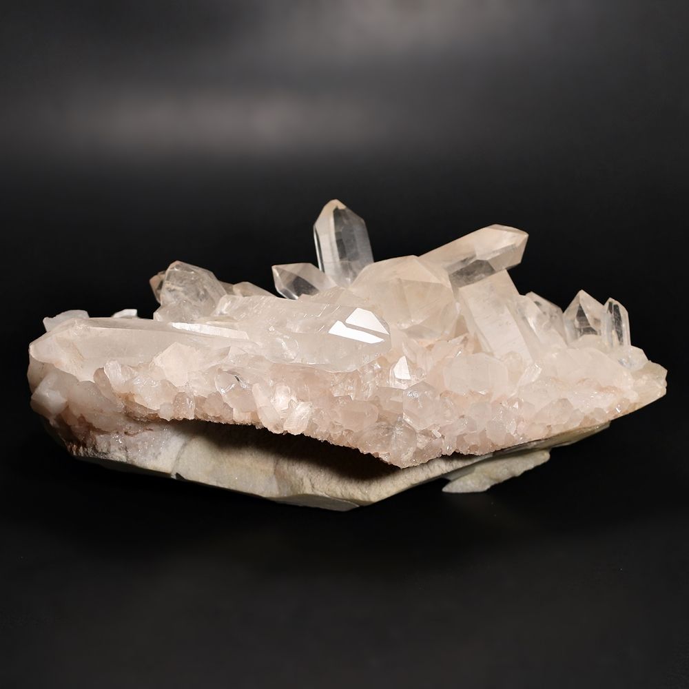 [高品質]インド/マニカラン産ヒマラヤ水晶クラスター/大型原石2.46kg