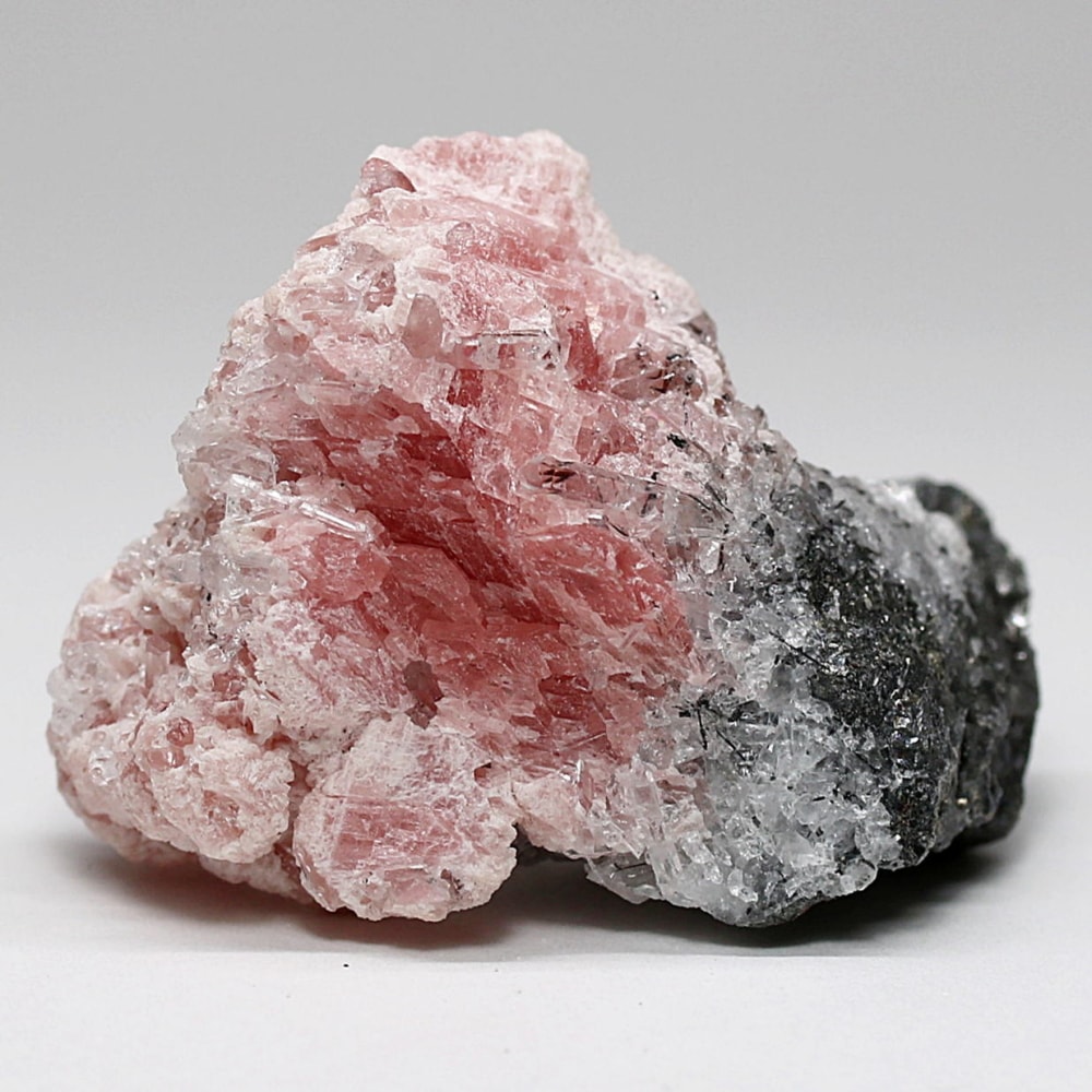 インカローズ結晶原石(ロードクロサイト)/クォーツ&パイライト共生(総重量51.5g)-slide-0