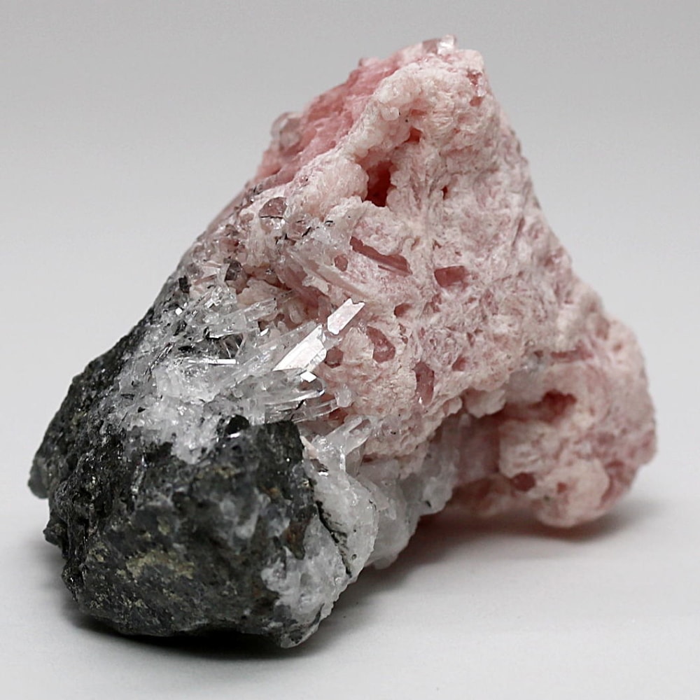 インカローズ結晶原石(ロードクロサイト)/クォーツ&パイライト共生(総重量51.5g)-slide-2