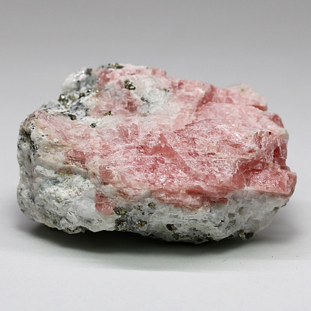 インカローズ結晶原石(ロードクロサイト)/パイライト共生(総重量73.6g)-slide-0