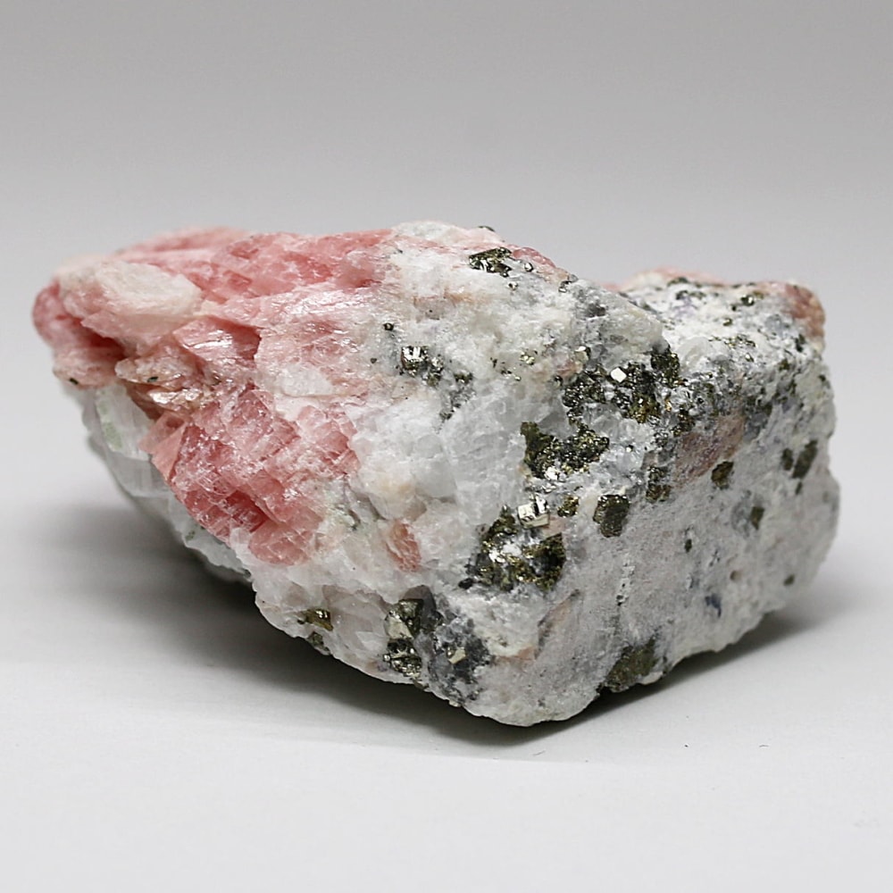 インカローズ結晶原石(ロードクロサイト)/パイライト共生(総重量73.6g)-slide-3