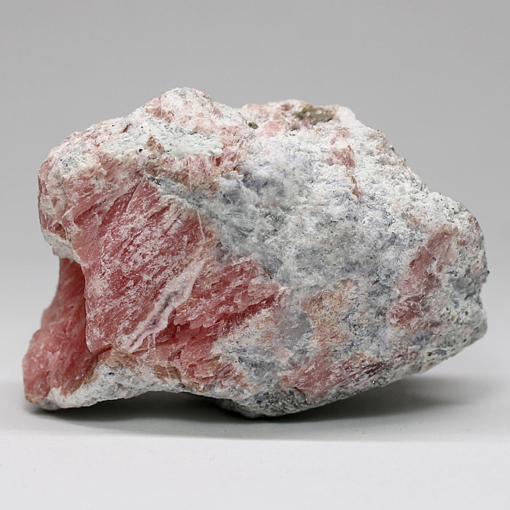 インカローズ結晶原石(ロードクロサイト)/微フローライト&パイライト共生(総重量125g)-slide-3