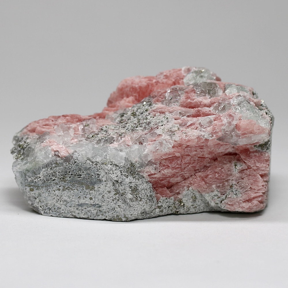 インカローズ結晶原石(ロードクロサイト)/パイライト共生(総重量143g)-slide-3