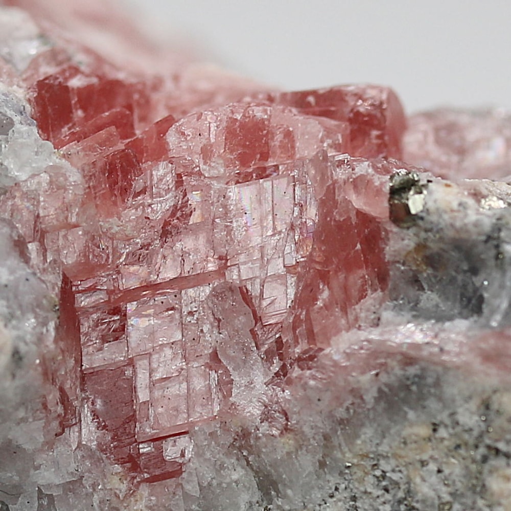 インカローズ結晶原石(ロードクロサイト)/パイライト共生(総重量181g)-slide-6