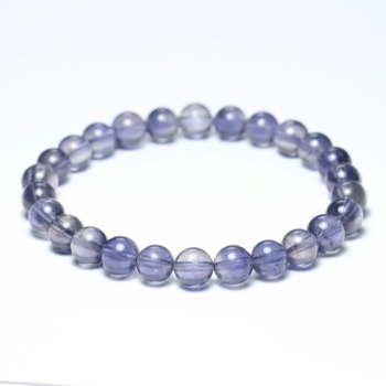 [トップクォリティ]スリランカ産アイオライトブレスレット（約7mm玉）(IOET-BR0703IS)