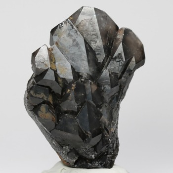 [レア！]ブラジル産ジャカレースモーキーモリオン原石／天然エレスチャル黒水晶（194g）(JASK-NP1943IS)