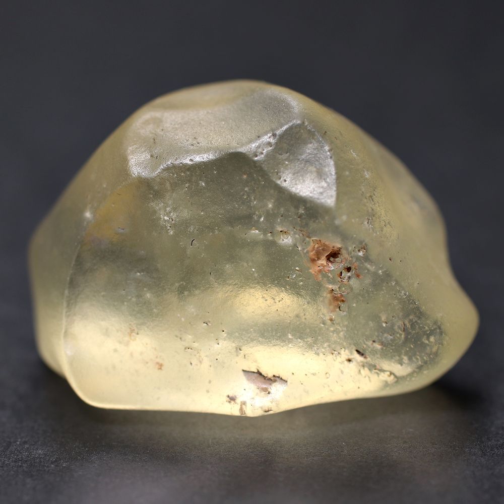 [高品質]天然リビアングラス原石（14.4g・特別価格！）