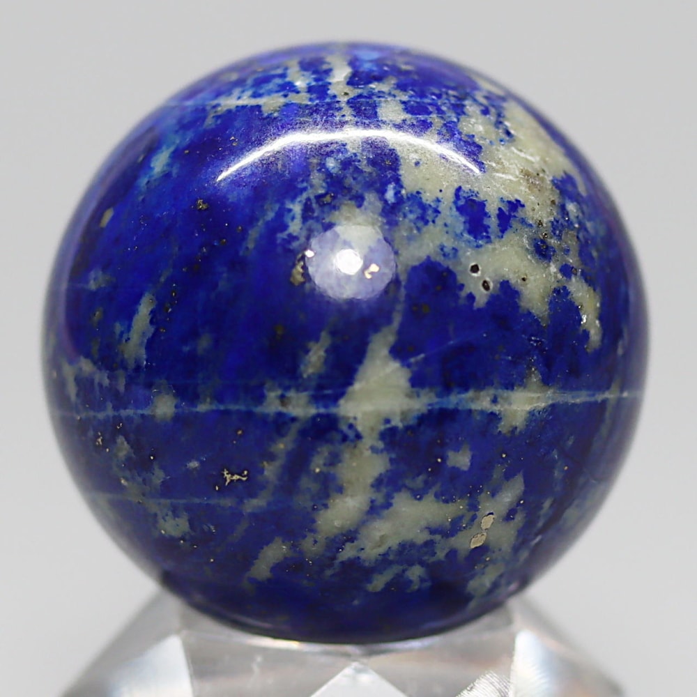 アフガニスタン産ラピスラズリ丸玉/スフィア(球体直径約31.6mm)-slide-3