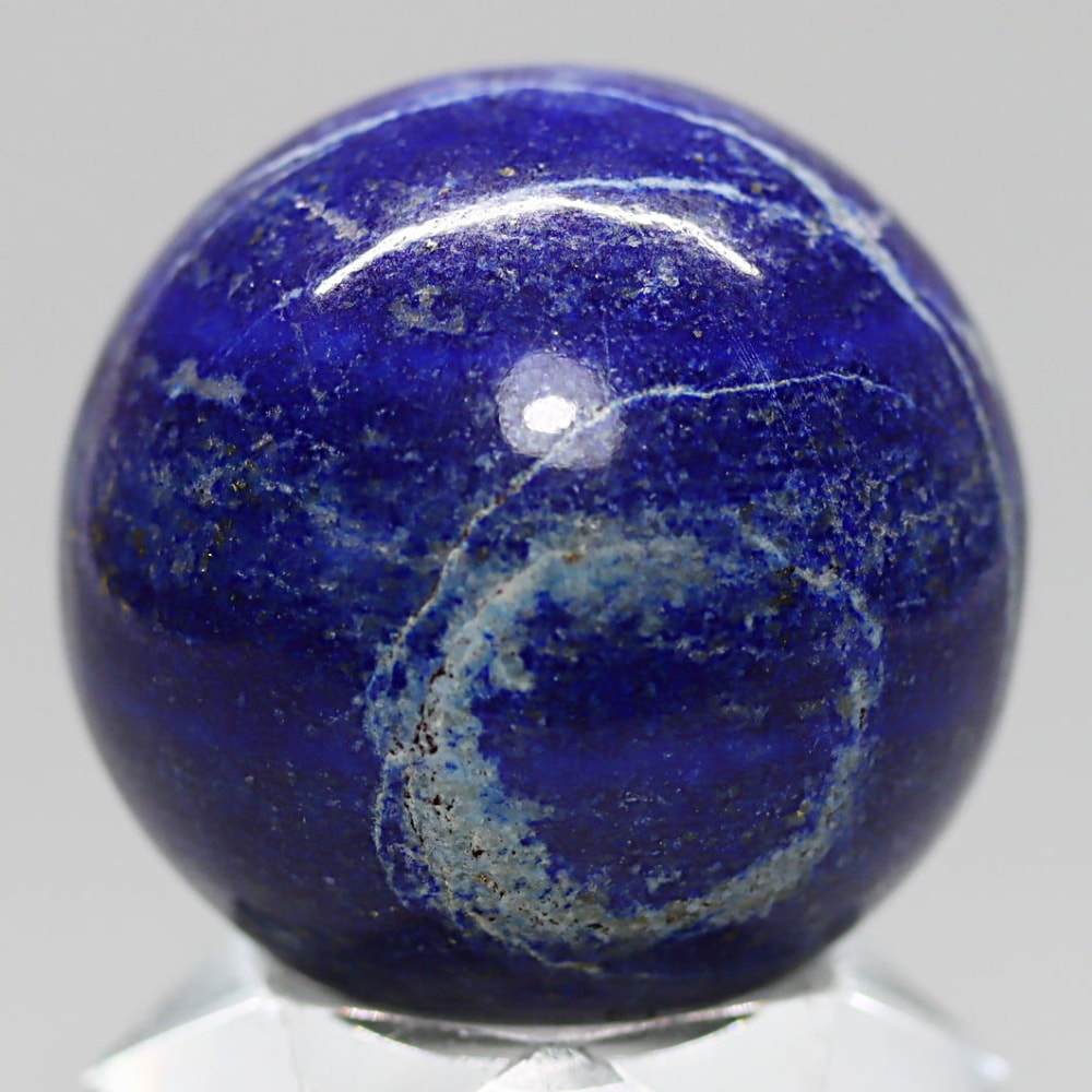 アフガニスタン産ラピスラズリ丸玉/スフィア(球体直径約37.6mm)-slide-1