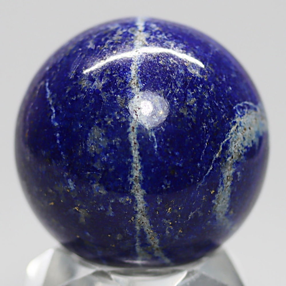 アフガニスタン産ラピスラズリ丸玉/スフィア(球体直径約37.6mm)-slide-4