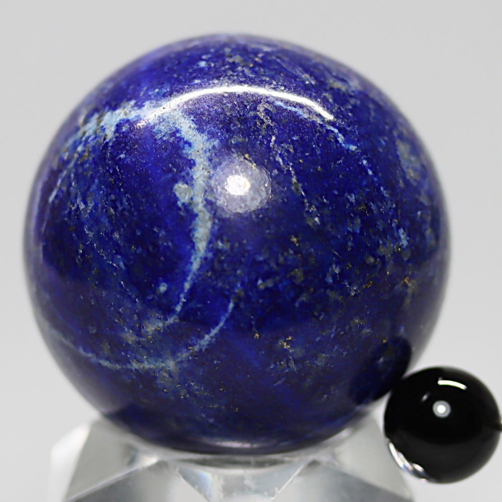 アフガニスタン産ラピスラズリ丸玉/スフィア(球体直径約37.6mm)-slide-6