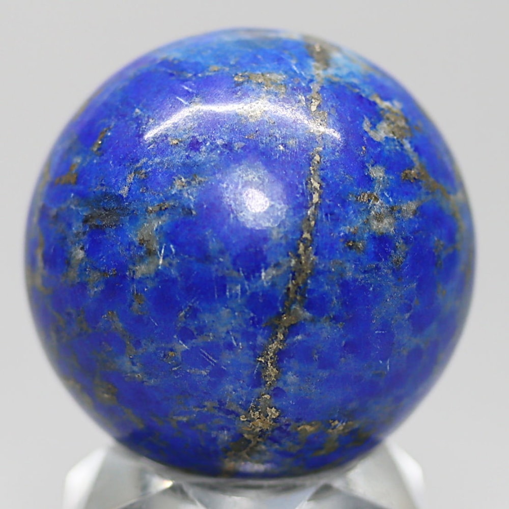 アフガニスタン産ラピスラズリ丸玉/スフィア(球体直径約40.5mm)-slide-0