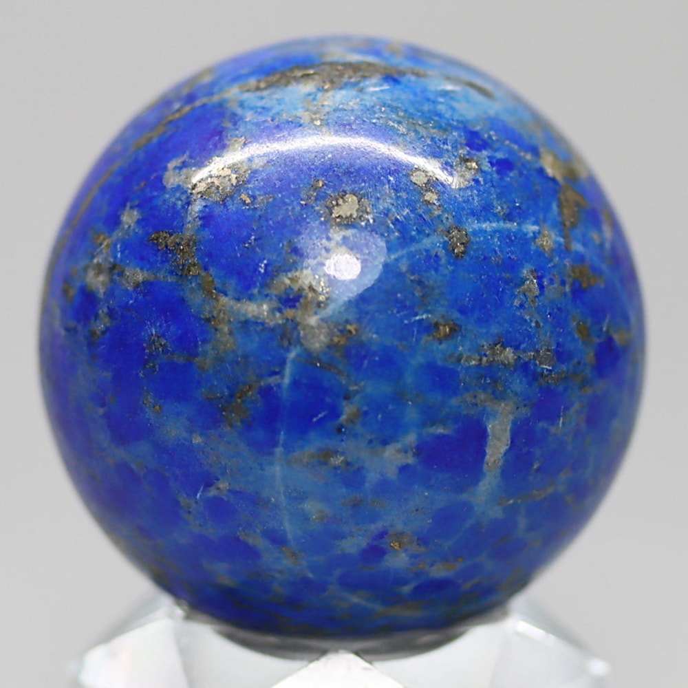 アフガニスタン産ラピスラズリ丸玉/スフィア(球体直径約40.5mm)-slide-1