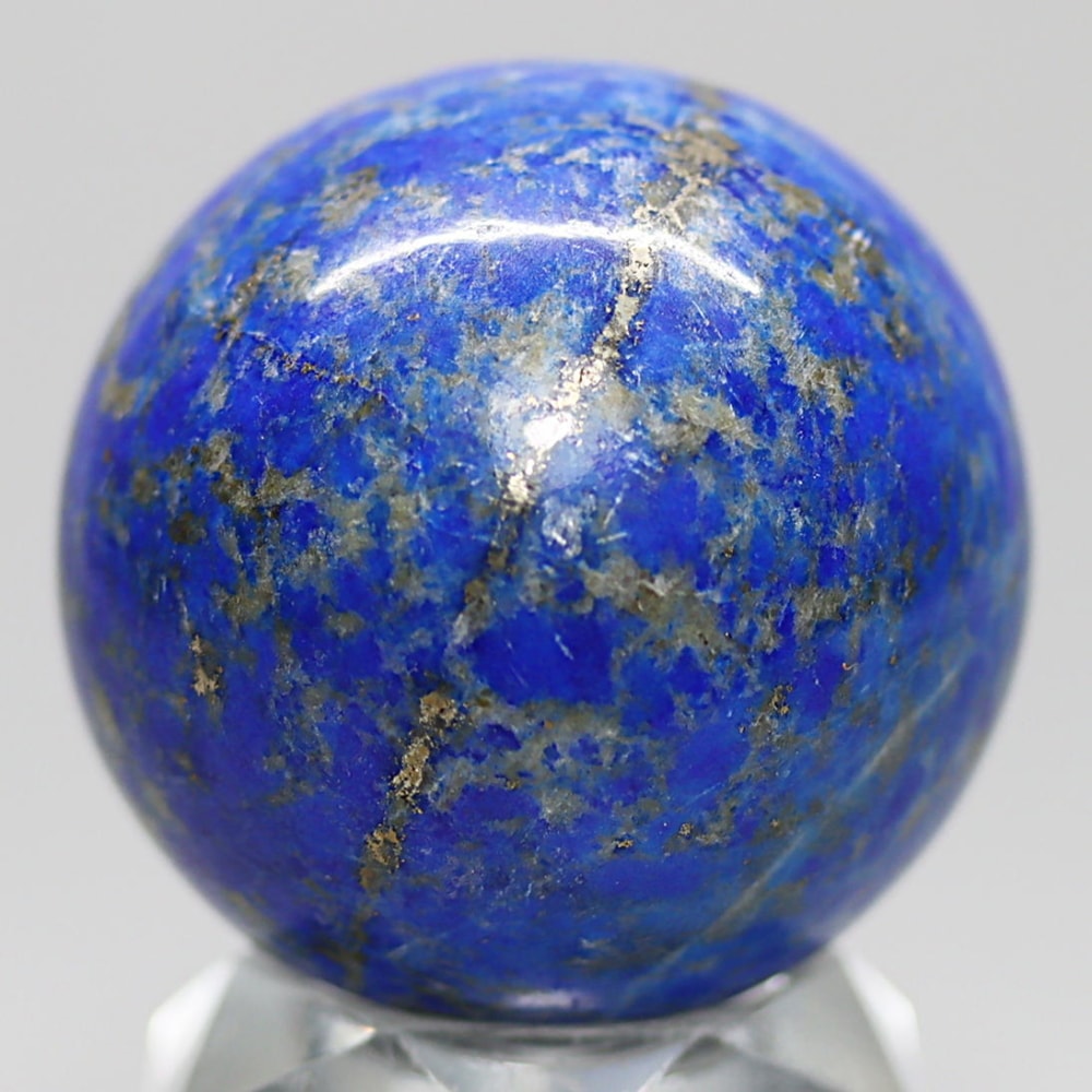 アフガニスタン産ラピスラズリ丸玉/スフィア(球体直径約40.5mm)-slide-4