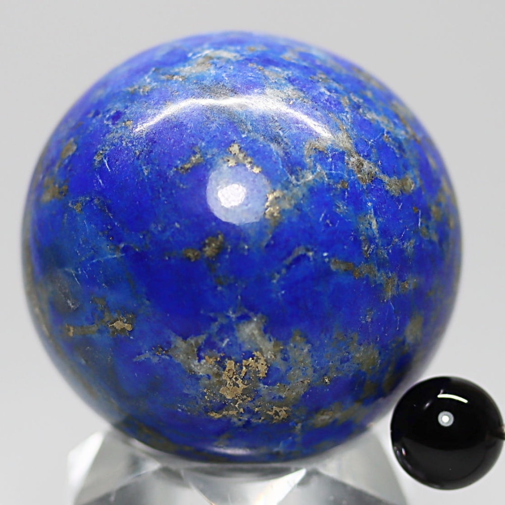 アフガニスタン産ラピスラズリ丸玉/スフィア(球体直径約40.5mm)-slide-6