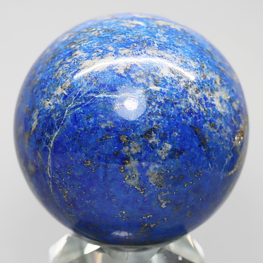 アフガニスタン産ラピスラズリ丸玉/スフィア(球体直径約75.8mm)-slide-2