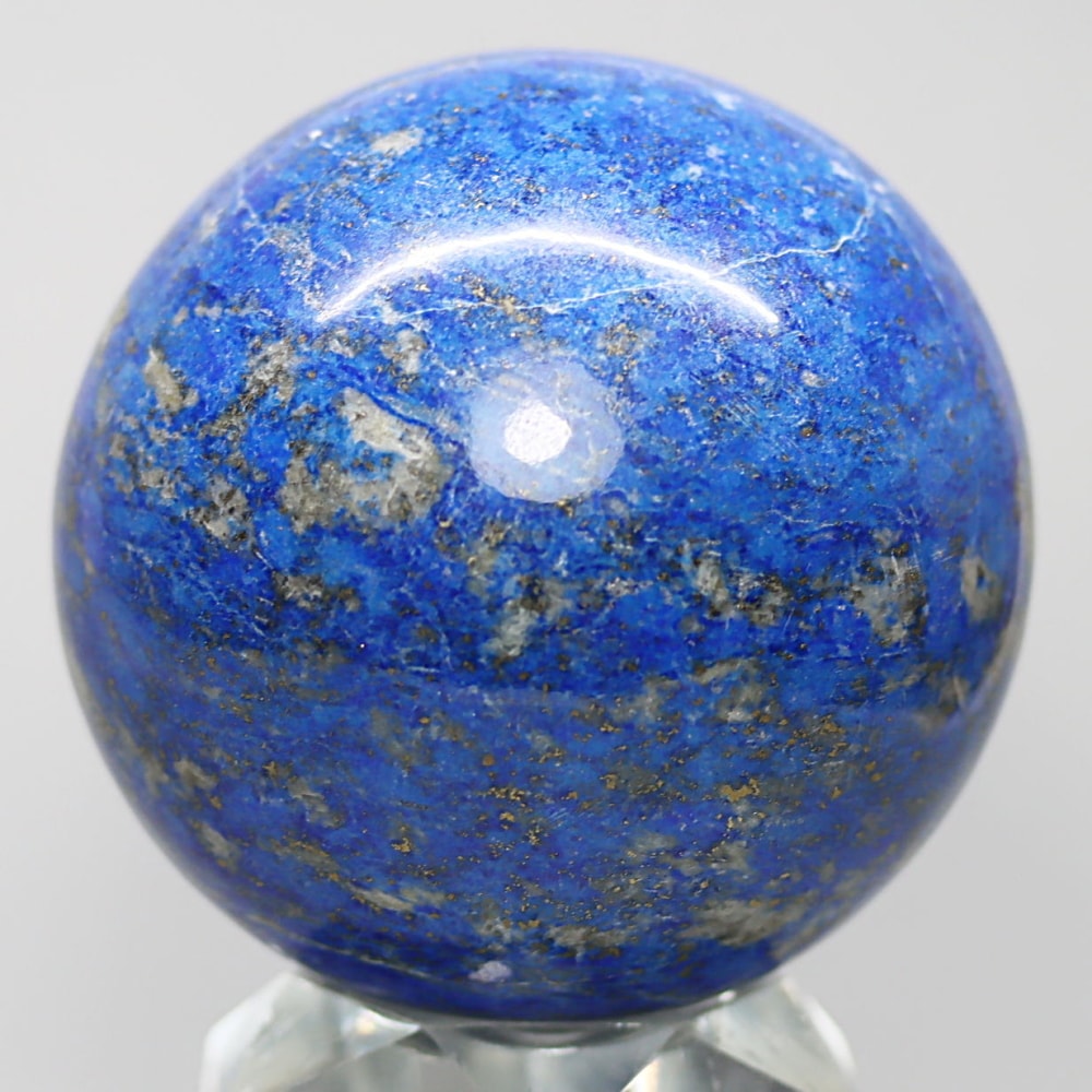 アフガニスタン産ラピスラズリ丸玉/スフィア(球体直径約75.8mm)-slide-5