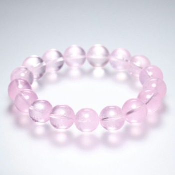 [高品質+]ピンクモルガナイトブレスレット（約12.5mm玉）(MGET-BR1251IS)
